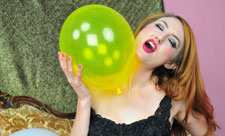 smoking fetish balloon popping